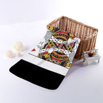 King Of Hearts Playing Card Print Towel
