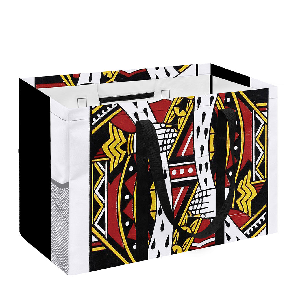 King Of Hearts Playing Card Print Utility Tote Bag