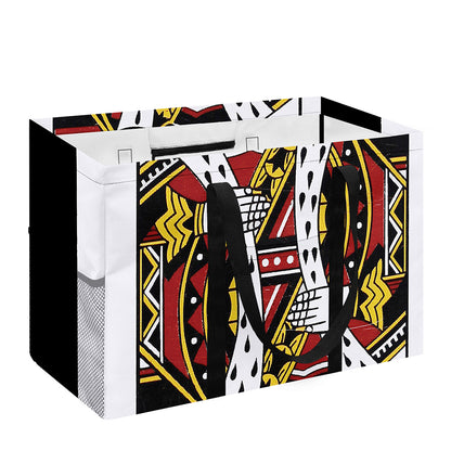 King Of Hearts Playing Card Print Utility Tote Bag