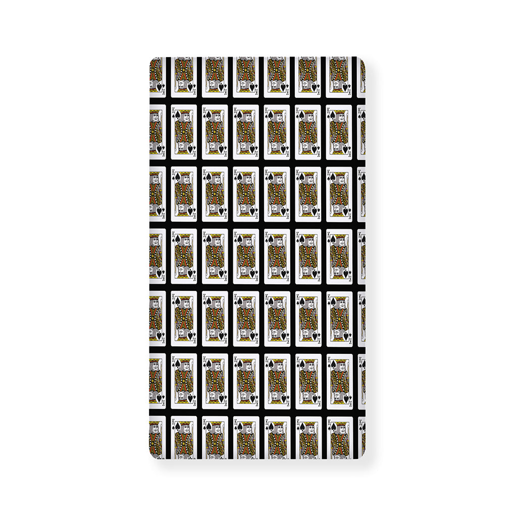 King Of Spades Pattern Print Baby Crib Sheet