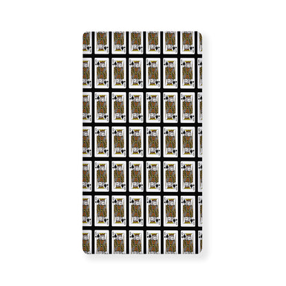 King Of Spades Pattern Print Baby Crib Sheet