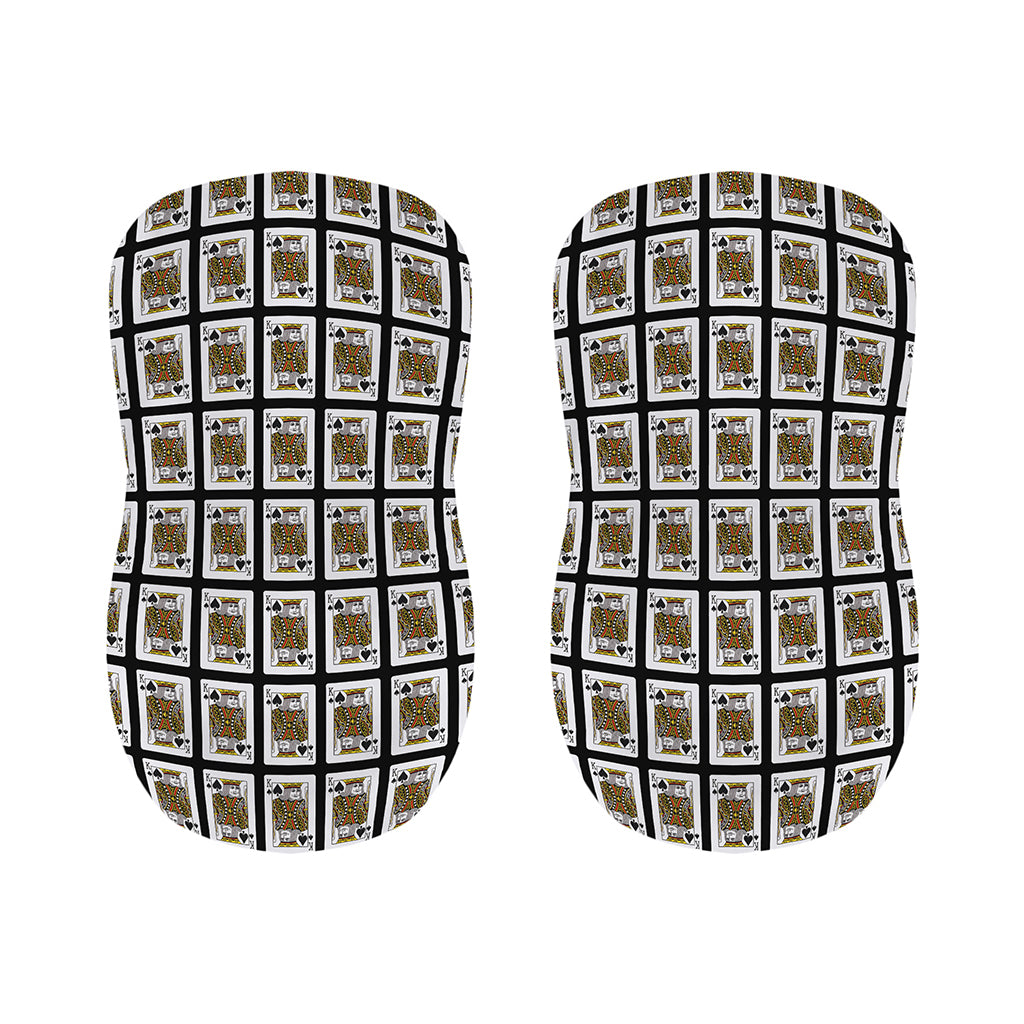 King Of Spades Pattern Print Bar Stool Covers