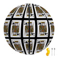 King Of Spades Pattern Print Basketball