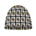 King Of Spades Pattern Print Beanie