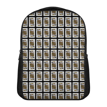 King Of Spades Pattern Print Casual Backpack