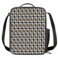 King Of Spades Pattern Print Crossbody Lunch Bag