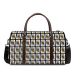 King Of Spades Pattern Print Duffle Bag