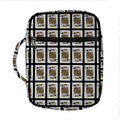 King Of Spades Pattern Print Front Pocket Bible Bag