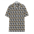 King Of Spades Pattern Print Hawaiian Shirt