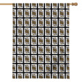 King Of Spades Pattern Print House Flag