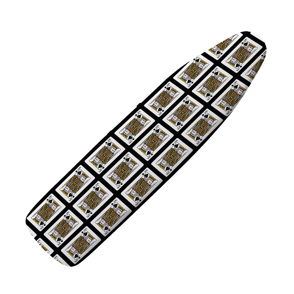 King Of Spades Pattern Print Ironing Board Cover