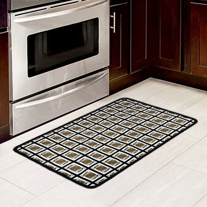 King Of Spades Pattern Print Kitchen Mat