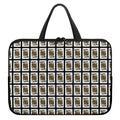 King Of Spades Pattern Print Laptop Sleeve With Handle