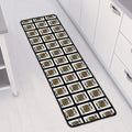 King Of Spades Pattern Print Long Kitchen Mat