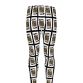 King Of Spades Pattern Print Men's Leggings