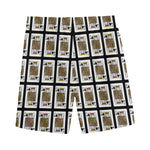 King Of Spades Pattern Print Men's Sports Shorts