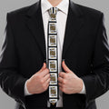 King Of Spades Pattern Print Necktie