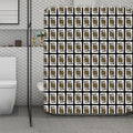 King Of Spades Pattern Print Polyester Shower Curtain