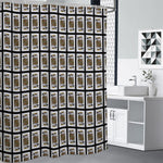 King Of Spades Pattern Print Premium Shower Curtain