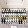 King Of Spades Pattern Print Rubber Doormat