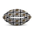 King Of Spades Pattern Print Rugby Ball
