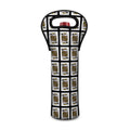 King Of Spades Pattern Print Single Neoprene Wine Tote