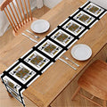 King Of Spades Pattern Print Table Runner