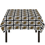 King Of Spades Pattern Print Tablecloth
