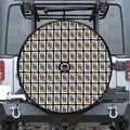 King Of Spades Pattern Print Tire Cover With Camera Hole