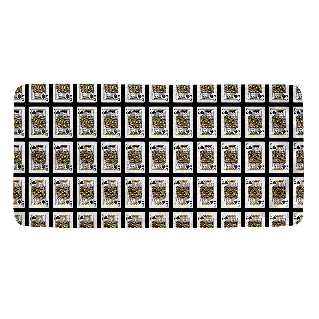 King Of Spades Pattern Print Towel