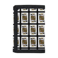 King Of Spades Pattern Print Trifold Wallet