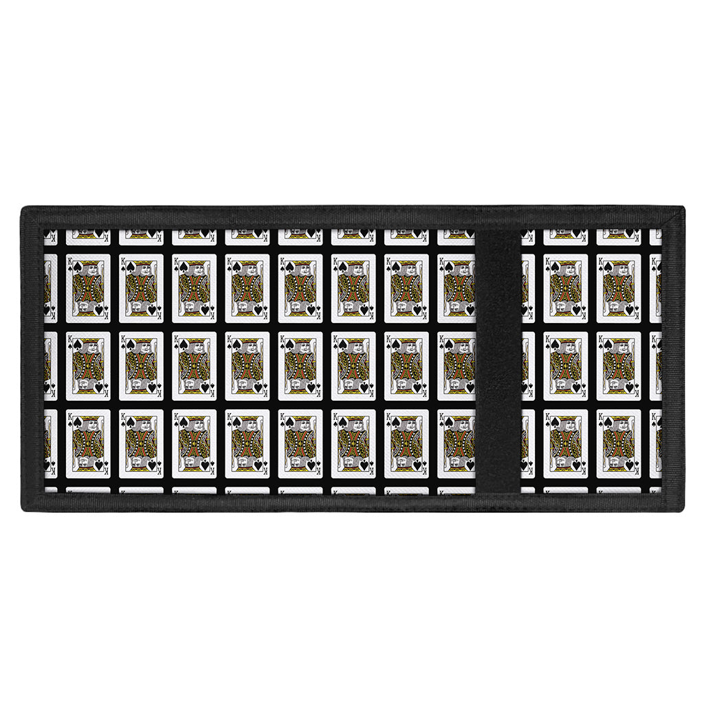 King Of Spades Pattern Print Trifold Wallet