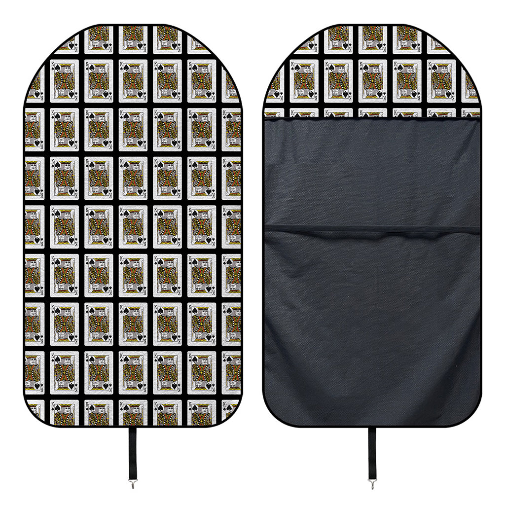 King Of Spades Pattern Print Waterproof Car Seat Cover