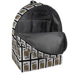 King Of Spades Playing Card Pattern Print Backpack
