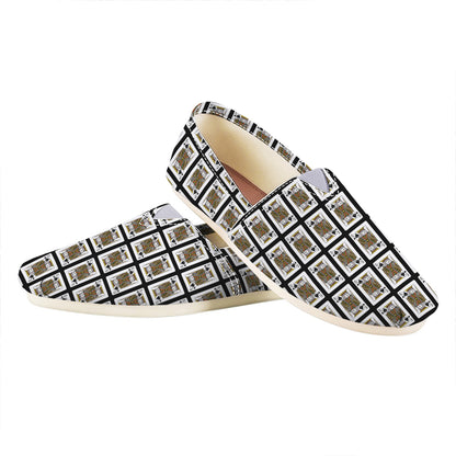 King Of Spades Playing Card Pattern Print Casual Shoes