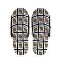 King Of Spades Pattern Print Slippers