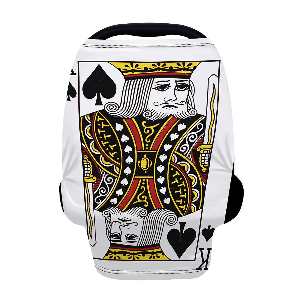 King Of Spades Playing Card Print Baby Seat Cover