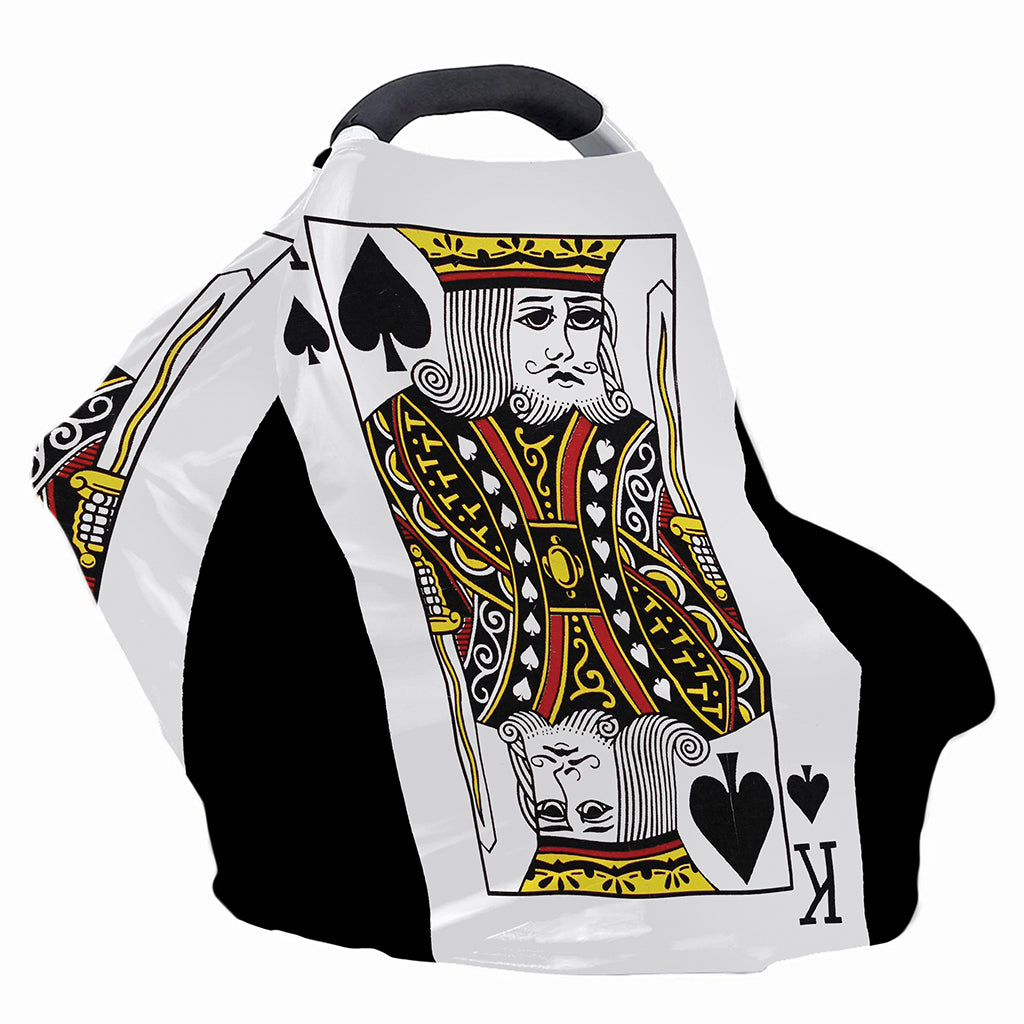 King Of Spades Playing Card Print Baby Seat Cover