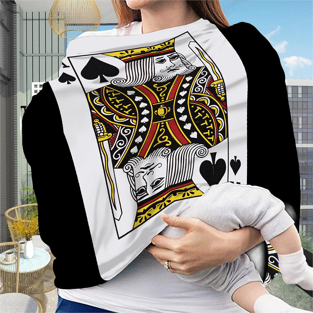 King Of Spades Playing Card Print Baby Seat Cover