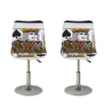 King Of Spades Playing Card Print Bar Stool Covers
