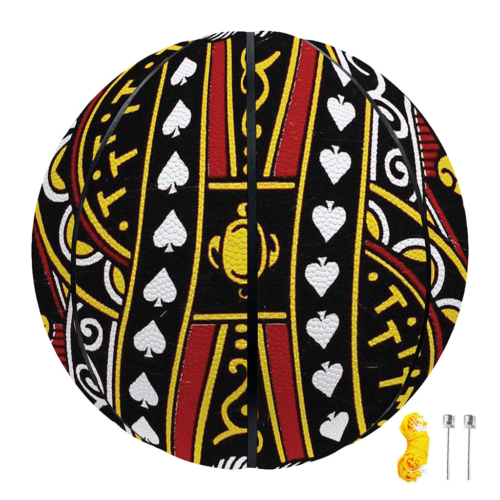 King Of Spades Playing Card Print Basketball