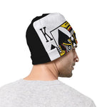 King Of Spades Playing Card Print Beanie