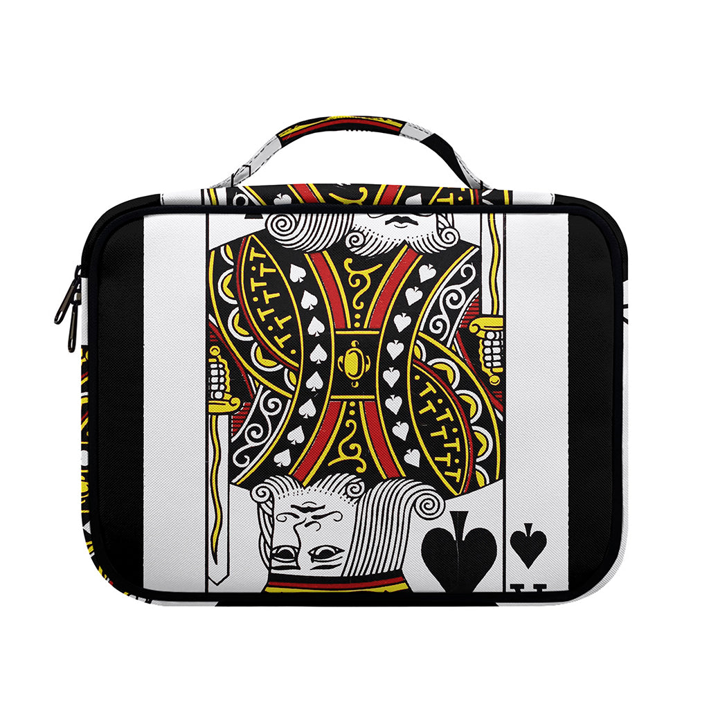 King Of Spades Playing Card Print Briefcase Bible Bag