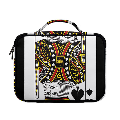 King Of Spades Playing Card Print Briefcase Bible Bag