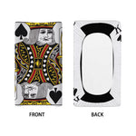 King Of Spades Playing Card Print Changing Pad Cover