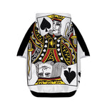 King Of Spades Playing Card Print Dog Zip Up Hoodie
