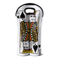 King Of Spades Playing Card Print Double Neoprene Wine Tote