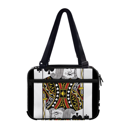 King Of Spades Playing Card Print Double Strap Bible Bag
