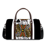 King Of Spades Playing Card Print Duffle Bag