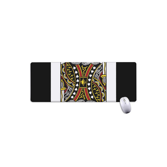 King Of Spades Playing Card Print Extended Mouse Pad
